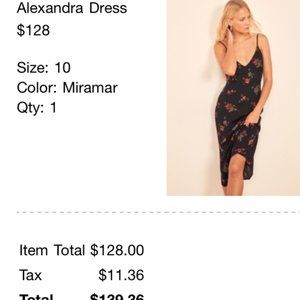 Reformation Alexandra Dress